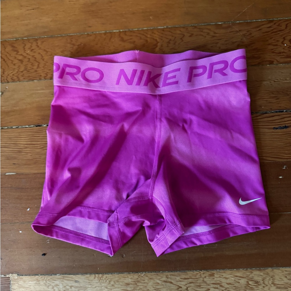 Nike Pro' Pink Compression Shorts